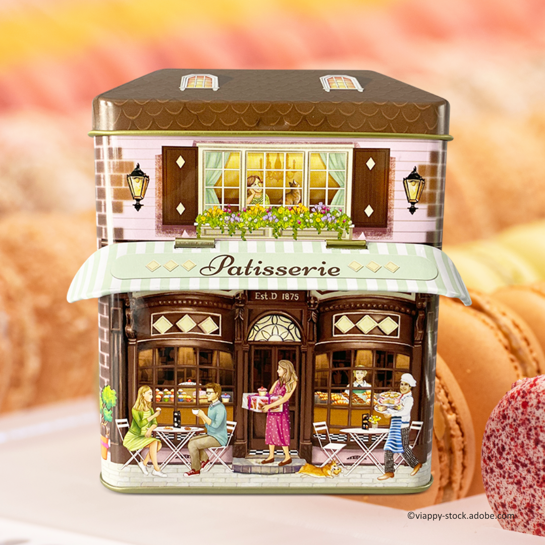 Kleines Haus mit Vordach "Patisserie"